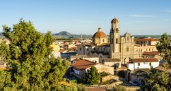 Panorama di Sanluri in Sardegna