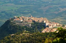 Panorama di Sant'Oreste fotografato dal Monte Soratte nel Lazio
