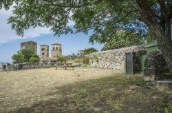 Panorama sulle torri della città di Trujillo, Spagna. Questa città ha dato i natali a due grandi personaggi: Francisco Pizarro, scopritore del Perù, e Francisco de Orellana, ...