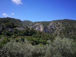 Panorami sul massiccio del Luberon da Oppéde