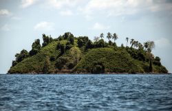 Il Parco Nazionale di Coiba, Panama. Le sue foreste tropicali umide ospitano un'importante varietà di mammiferi, uccelli e specie floreali.
