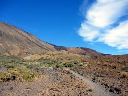 I colori del Parco Nazionale del Teide a Tenerife. L'area si estemnde su circa 190 kmq ed è Patrimonio dell'Umanità dichiarato dall'UNESCO.