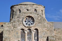 Particolare architettonico dell'antico monastero di San Barnaba a Famagosta, Cipro Nord.


