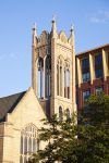 Particolare architettonico della cattedrale di Madison, Wisconsin (USA).
