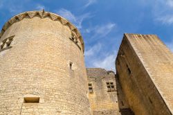 Particolare del castello di Bonaguil, sud-ovest della Francia