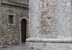 Particolare del cuore medievale di Roccavaldina in Sicilia