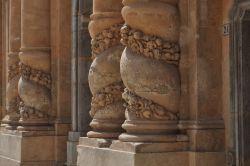 Particolare della chiesa del Purgatorio a Marsala, Sicilia. Sconsacrata, ora ospita l'Auditorium di Santa Cecilia.



