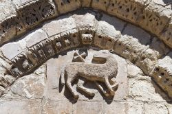 Particolare della Chiesa di Montecorvino in Puglia, regione storica della Daunia