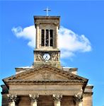 Particolare della chiesa di Santa Maria Maddalena a Bergerac, Francia.
