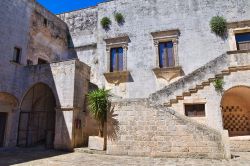 Particolare della Rocca di Andrano, uno dei castelli del Salento in Puglia