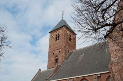 Particolare della vecchia chiesa di Naaldwijk, Olanda. Si tratta di una bella testimonianza di architettura storica.
