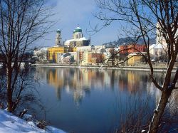 Passau, il pittoresco paesaggio invernale della ...