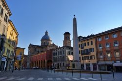 Piazza Gioberti al tempo del Coronavirus in centro a Reggio Emilia - © D-VISIONS / Shutterstock.com
