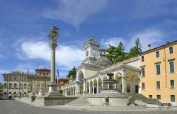 La bella piazza Libertà in centro ad Udine, Friuli Venezia Giulia.
