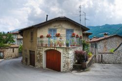 Una pittoresca veduta del borgo di Bobbio, Piacenza, Emilia Romagna.
