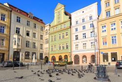 Salt Square a Wroclaw, Polonia - La piazza adiacente il Rynek di Breslavia è conosciuta come plac Solny ed è celebre in quanto un tempo veniva utilizzata per il commercio del sale, ...