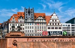 Platz des Friedens (piazza della pace) a Lipsia, Germania. Dal 1950 al 1954 è stata una delle più grandi aree nel centro cittadino - © Moskwa / Shutterstock.com