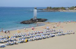 Playa de Las Vistas la spiaggia ideale per famiglie di Los Cristianos, Tenerife