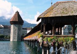 Seebrucke a Lucerna il ponte coperto