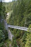 Ponte in metallo per la vista della gola di Leutasch a Mittenwald, Baviera (Germania) - © haraldmuc / Shutterstock.com