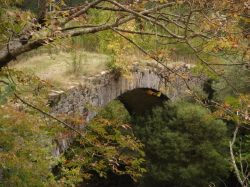 Ponte romano nei dintorni di Santo Stefano d'Aveto, Liguria - © MAXREBIN - Wikimedia Commons.