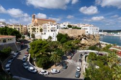 Port Mahon la cittadina principale dell'Isola di minorca alle Baleari, Spagna