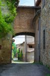 Porta di accesso al borgo storico di Torrechiara in Emilia
