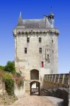 Porta di accesso alla fortezza di Chinon, uno dei Castelli della Loira in Francia.