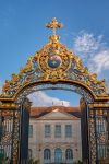 Porta d'Oro all'ingresso di un museo di Troyes, Francia.
