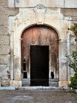 Il portale d'ingresso di una casa nobiliare a Scanno Abruzzo - © maurizio / Shutterstock.com
