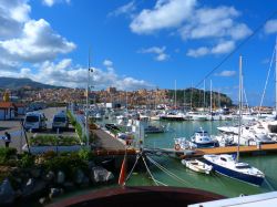 Il porto di Termini Imerese, costa nord della Sicilia