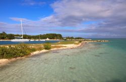 Un porto naturale sull'isola di Cayo Guillermo a Cuba.