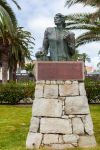 Porto Santo, Madeira: il busto di Cristoforo Colombo, che qui visse per due anni tra il 1481 e il 1483 - foto © Grzegorz Czapski / Shutterstock.com