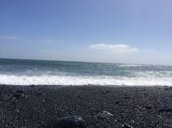 Il limpido mare di Pozo Negro a Fuerteventura, ...