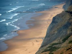 La Praia do Barriga una delle spiagge dell'Algarve si trova vicino a Vila do Bispo in Portogallo