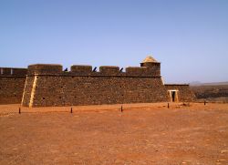 Isola di Santiago, Capo Verde: un'antica fortezza portoghese nei pressi della città di Praia.