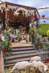 Un presepe realizzato durante le festività natalizie nella città di San Mguel de Allende (Guanajuato, Messico).