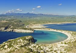 Spiaggia di Voidokilia a Pylos (Navarino), Grecia ...