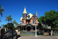 Rosson House Museum in Heritage Square a Phoenix, Arizona. Questo storico museo costruito fra il 1894 e il 1895 è uno dei primi esempi in città di costruzione di un edificio in ...
