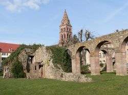 Rovine dell'Abbazia di Munster in centro dell'omonimo borgo dell' Alsazia - © Wernain S. -  CC BY-SA 3.0 - Wikimedia Commons.