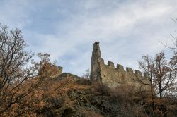 Rovine medievali a Cly, frazione di Saint-Denis, non lontano da Aosta