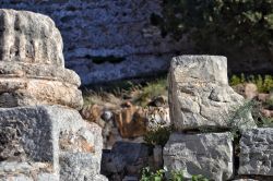 Rovine romane a Sagunto, provincia di Valencia, Spagna.



