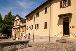 Il Sacro Monte di Orta, Piemonte, Italia. Progettato nel 1591 e dedicato a San Francesco d'Assisi, questo luogo suggestivo è situato a 400 metri di altitudine.


