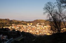 Sacrofano, Lazio fotografato al mattino: il borgo di origine medievale si trova a nord di Roma