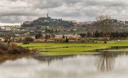 San Miniato fotografata dalle rive del fiume Arno in Toscana - © Marco Taliani de Marchio / Shutterstock.com