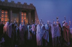 Sant Hilari Sacalm in Catalogna:  la Via Crucis vivente del Venerdì Santo