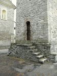 scaletta di accesso al campanile della Chiesa di Santa Giustina a Teolo - ©  Threecharlie - CC BY-SA 4.0, Wikipedia