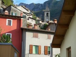 Scorcio centro storico di Equi Terme, Lunigiana, nord della Toscana