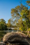 Uno scorcio del Brandywine River Park di Wilmington, Delaware, Stati Uniti.
