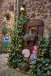 Uno scorcio del villaggio di Santo Stefano di Sessanio, L'Aquila, Abruzzo. Questo piccolo paesino della provincia de L'Aquila è un famoso borgo medievale.
